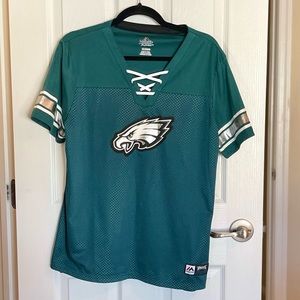 Ladies Majestic Eagles Jersey